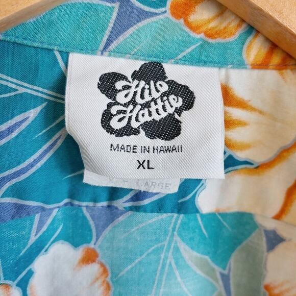 Hilo Hattie Vintage Men's Hawaiian Shirts Sz XL Vacation Beach Summer - Picture 7 of 9